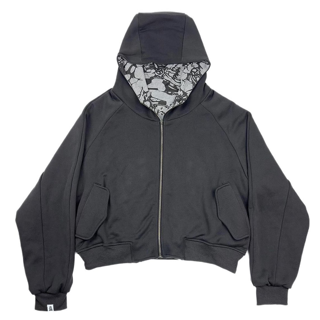 Reversible Bomber Hoodie
