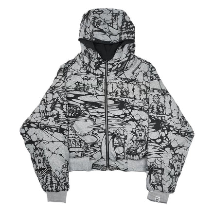 Reversible Bomber Hoodie