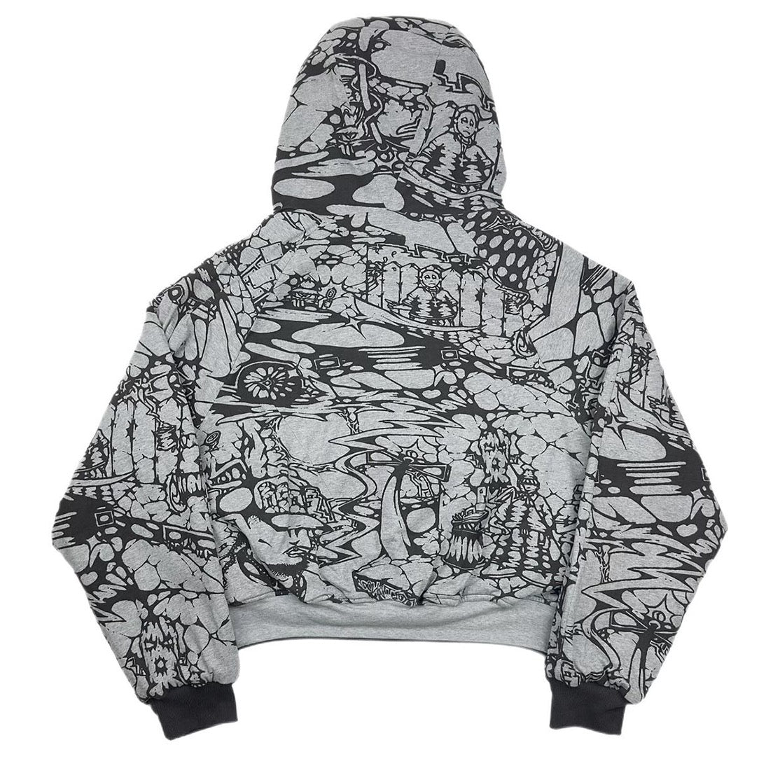 Reversible Bomber Hoodie