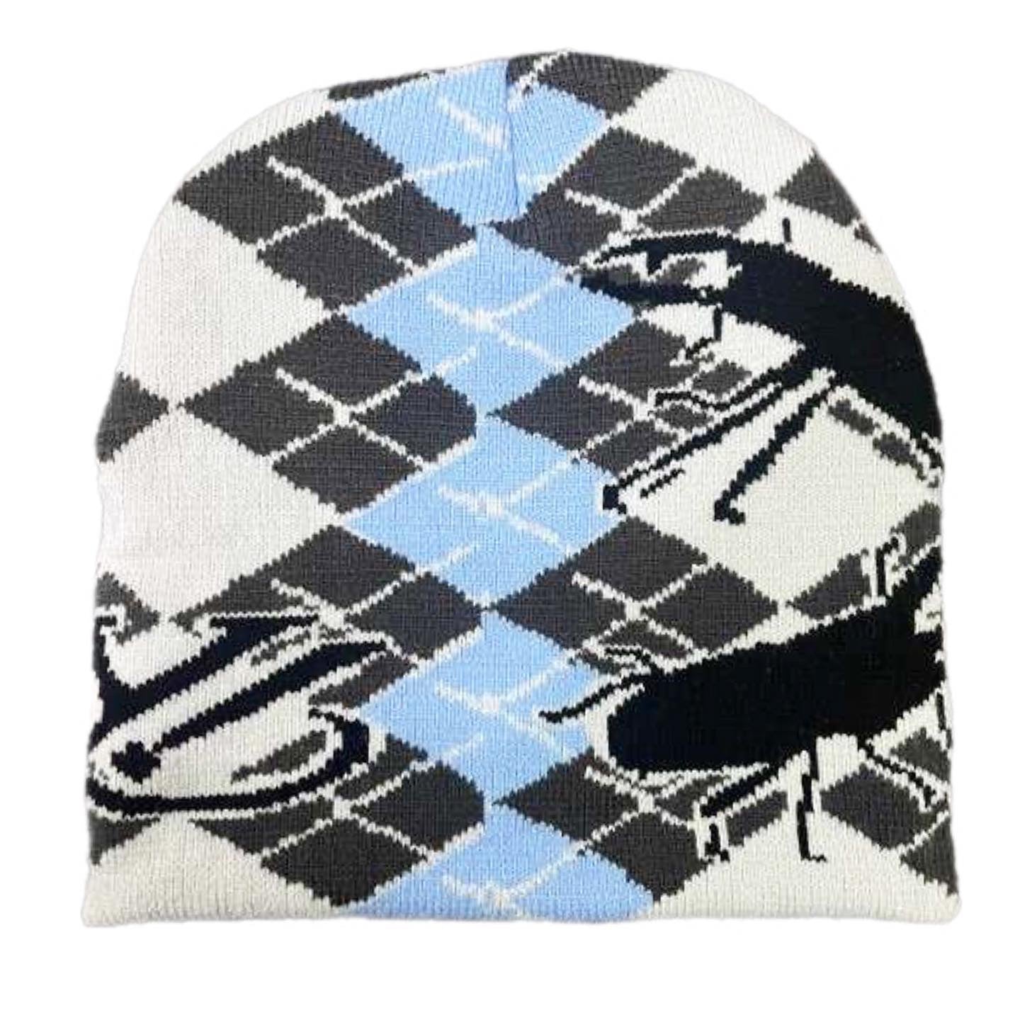 Stag Beetle Argyle Beanie