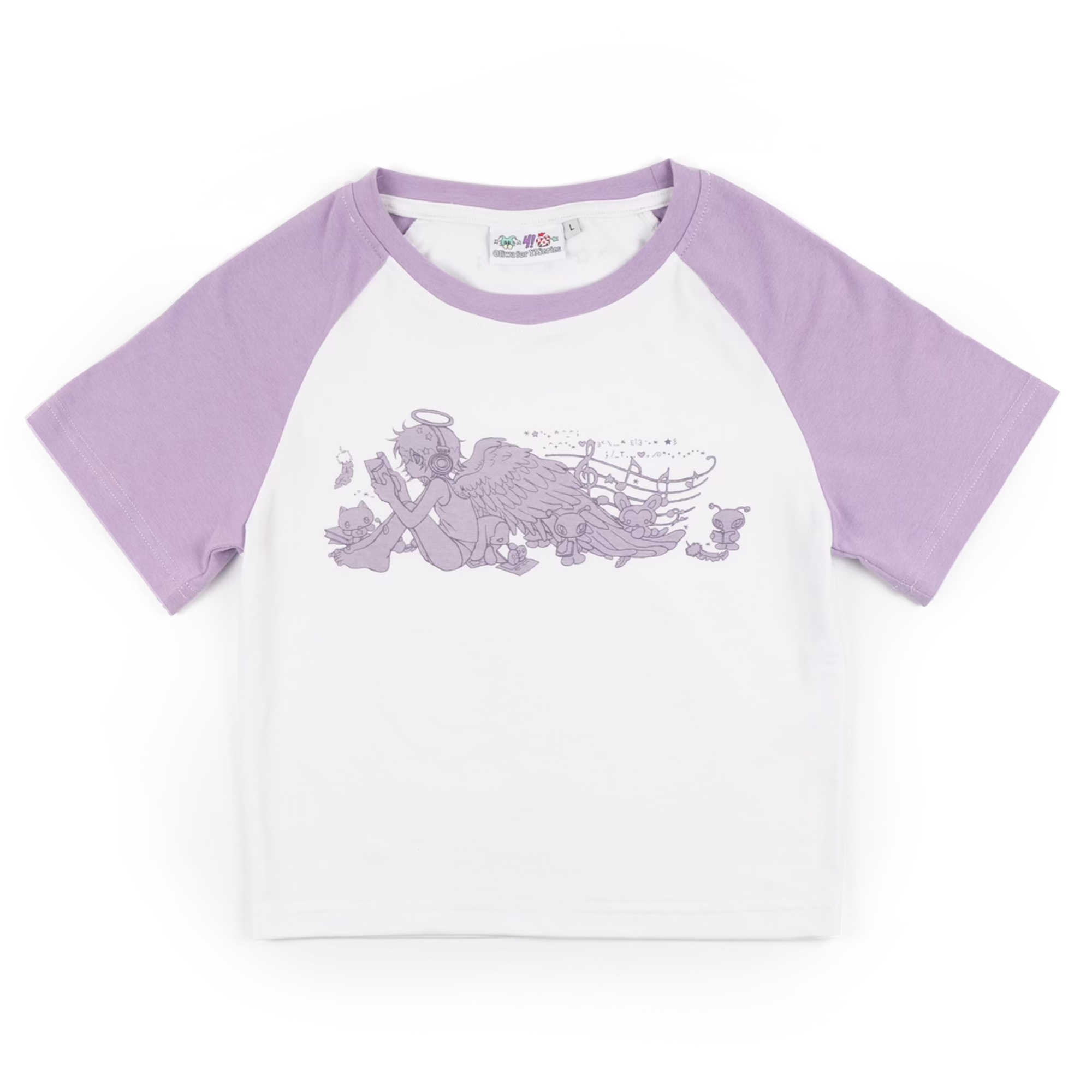 Baby Raglan Tee 'Angel'