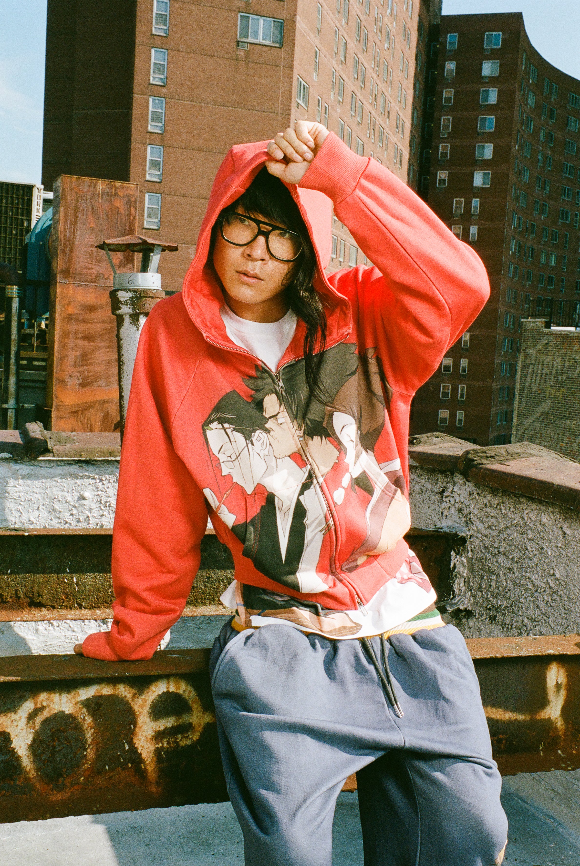 Samurai Champloo Hoodie (Crimson)