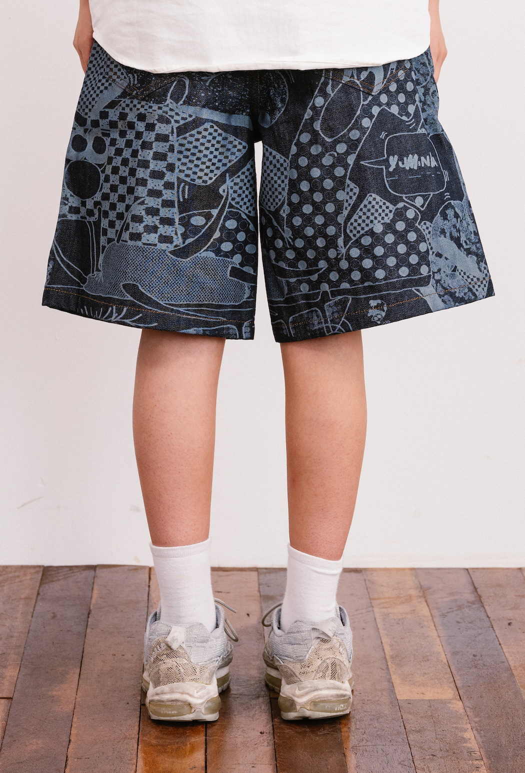 Y004425 Aki Denim Shorts (Indigo)