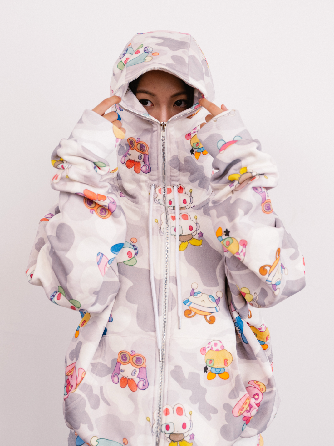 Y004925 Snow Camo Friends Full Zip Set ‘Hoodie’