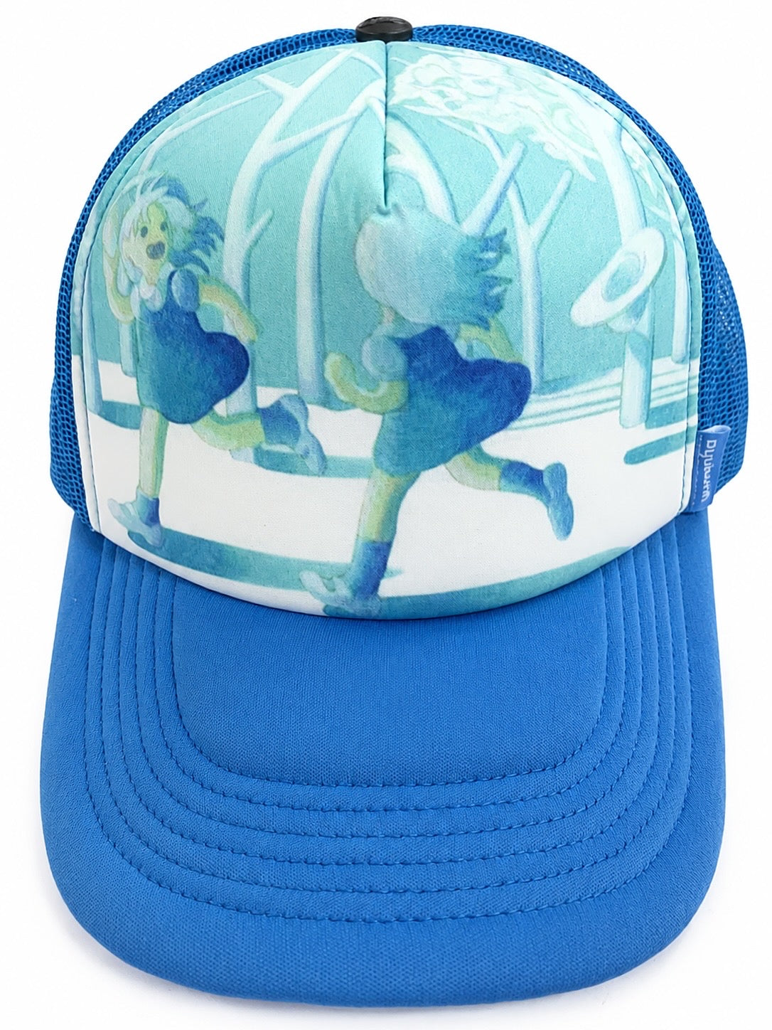 Grayscale Trucker (Blue)