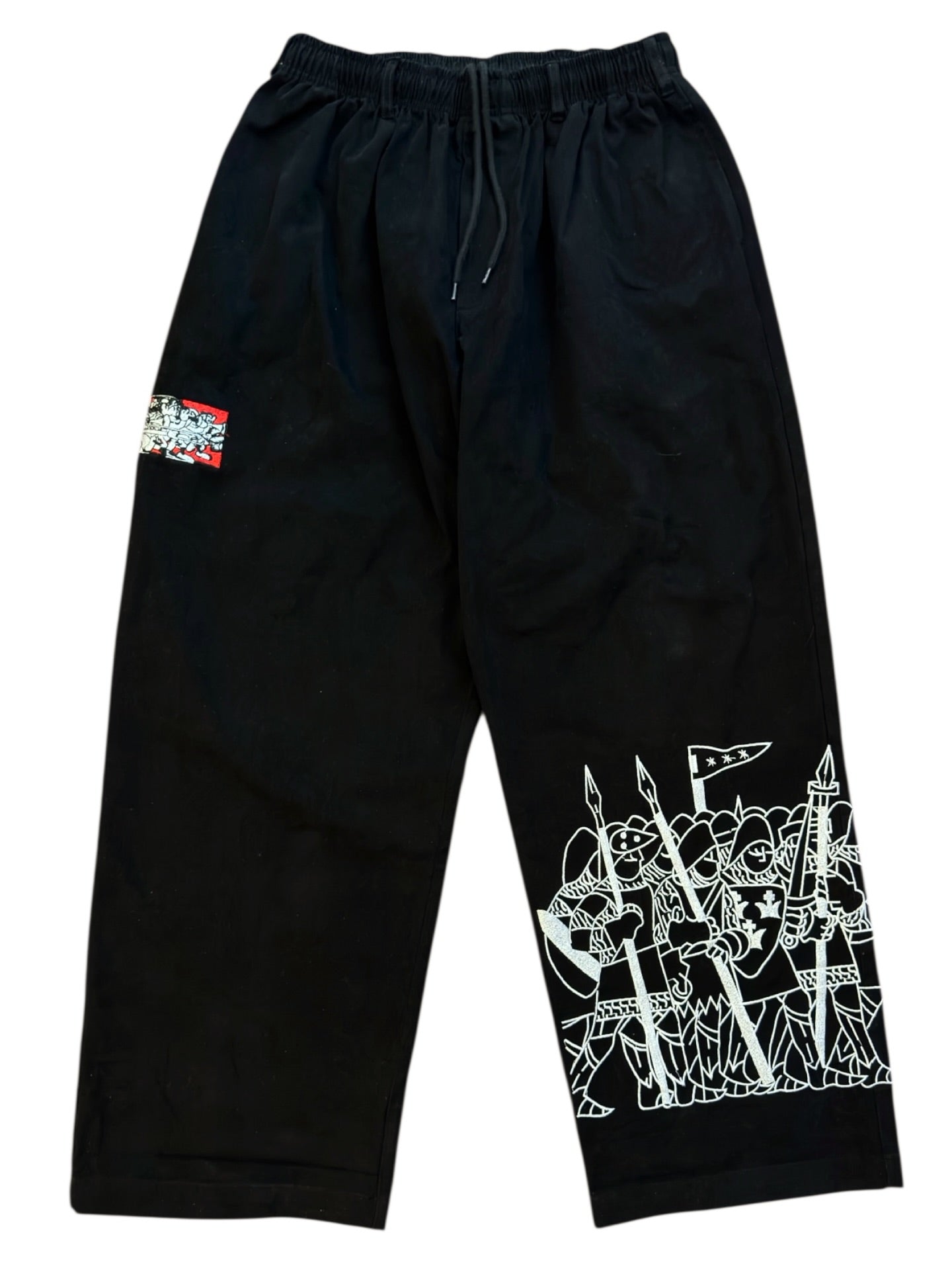 Y000626 Knight Embroidery Pants