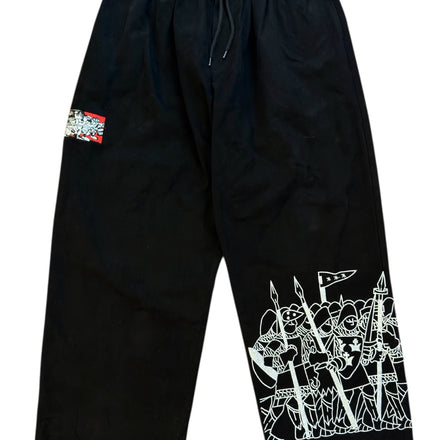 Y000626 Knight Embroidery Pants
