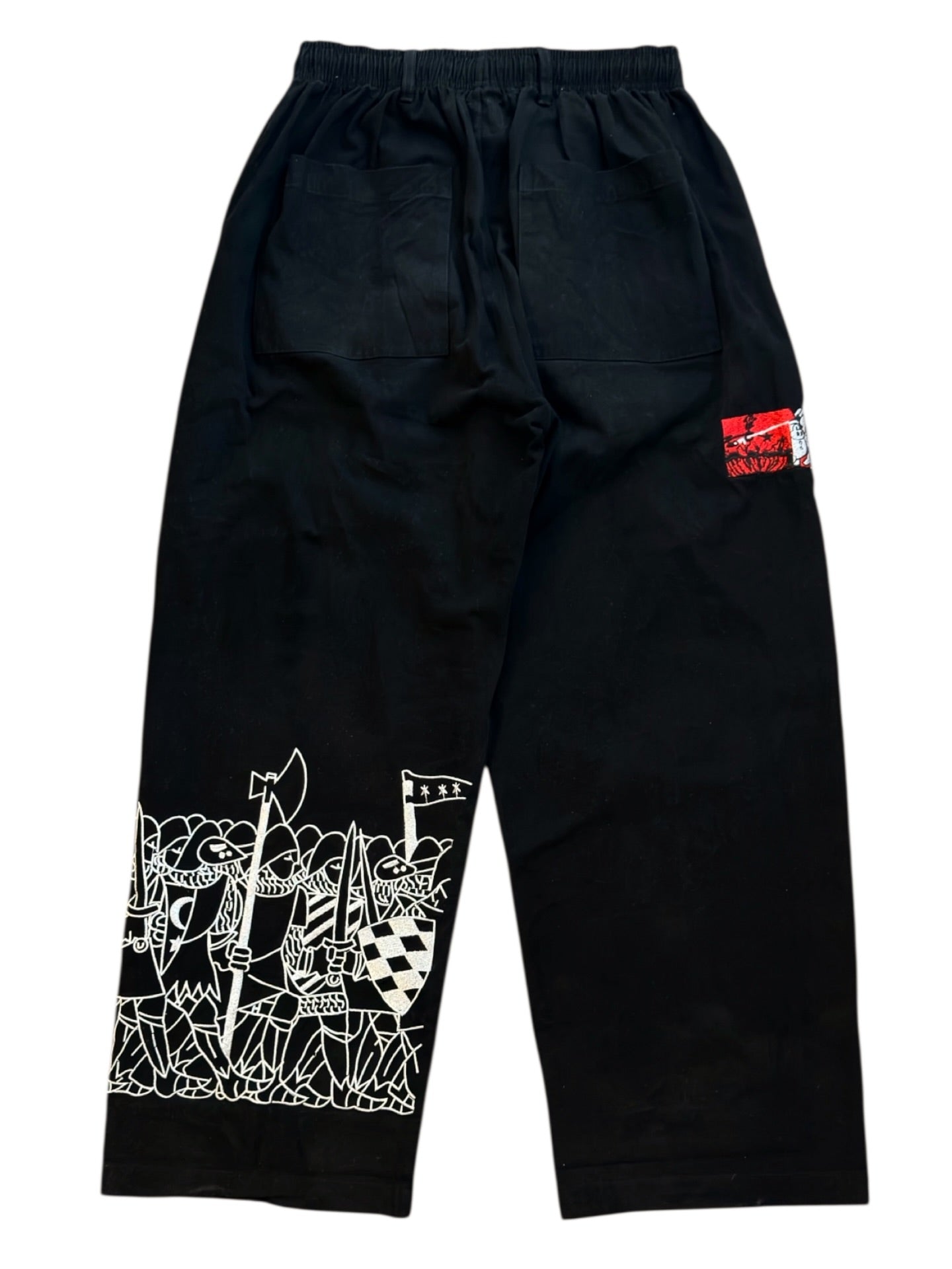 Y000626 Knight Embroidery Pants