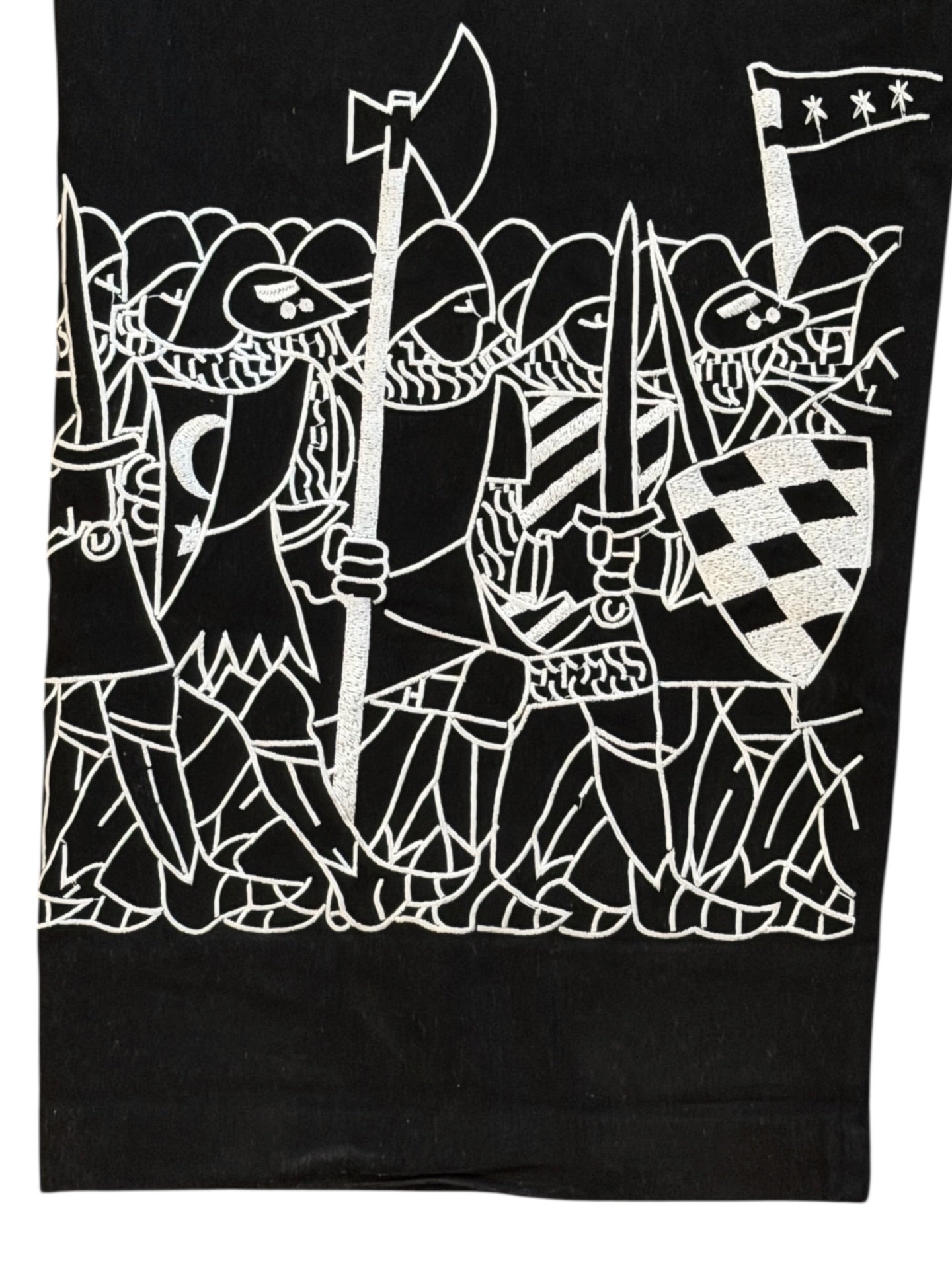 Y000626 Knight Embroidery Pants