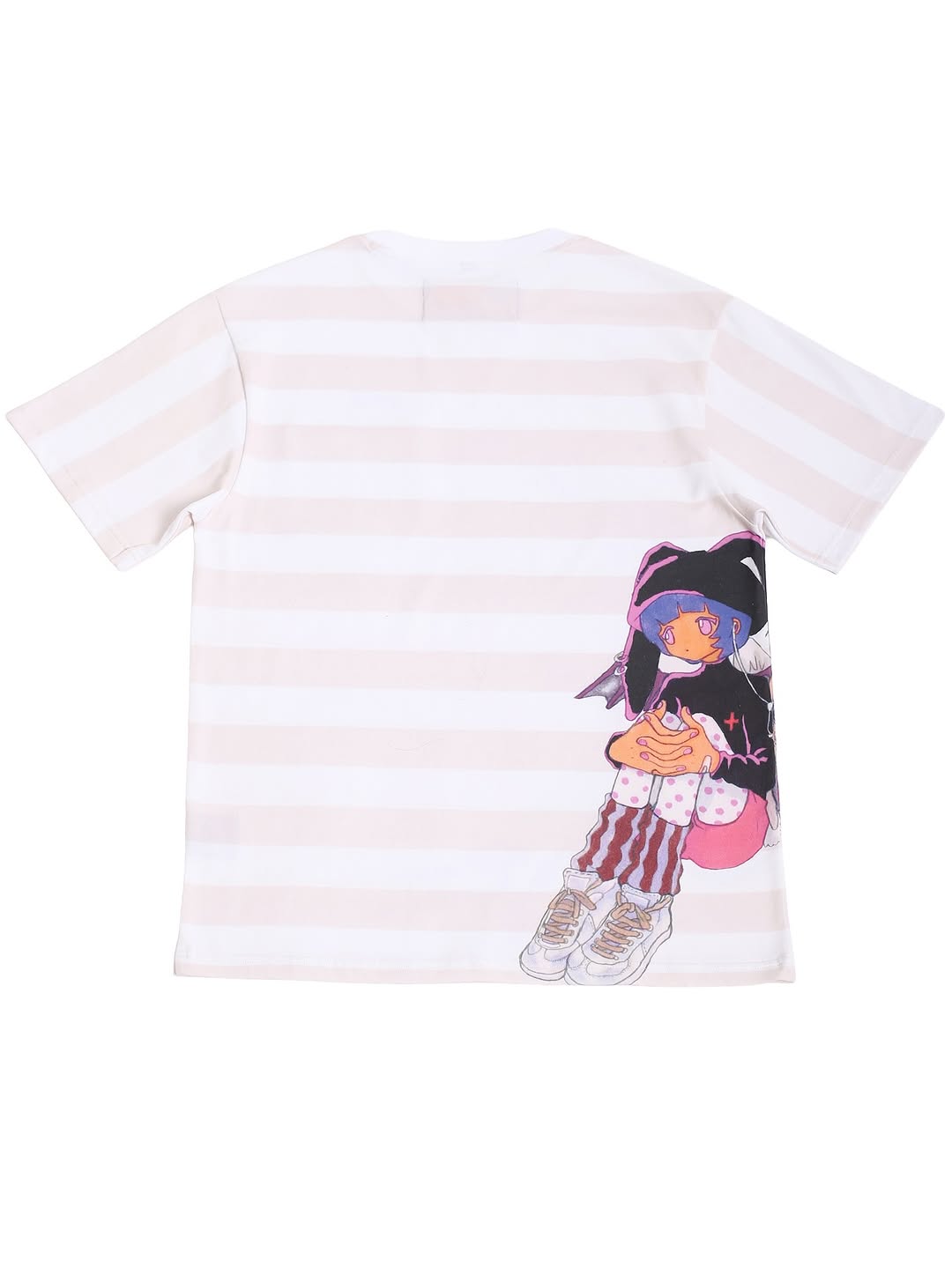 Y006825 Angel Stripe Pocket T