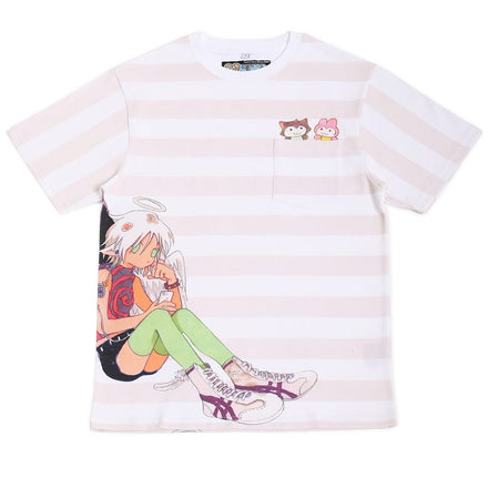 Y006825 Angel Stripe Pocket T