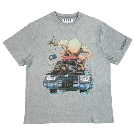 Car Chase T-Shirt (Heather Grey)