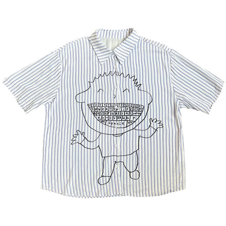 Y005225 Keyboard Smile Rayon Shirt