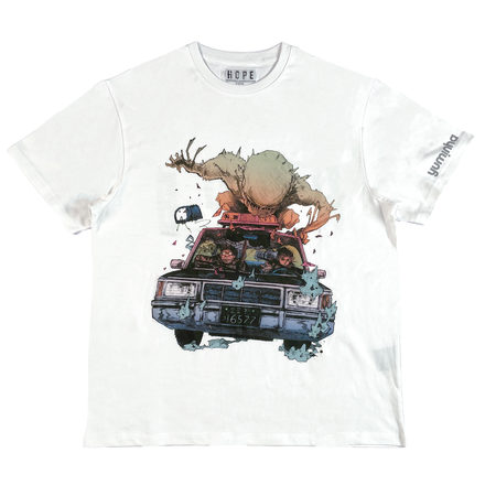 Car Chase T-Shirt (White)