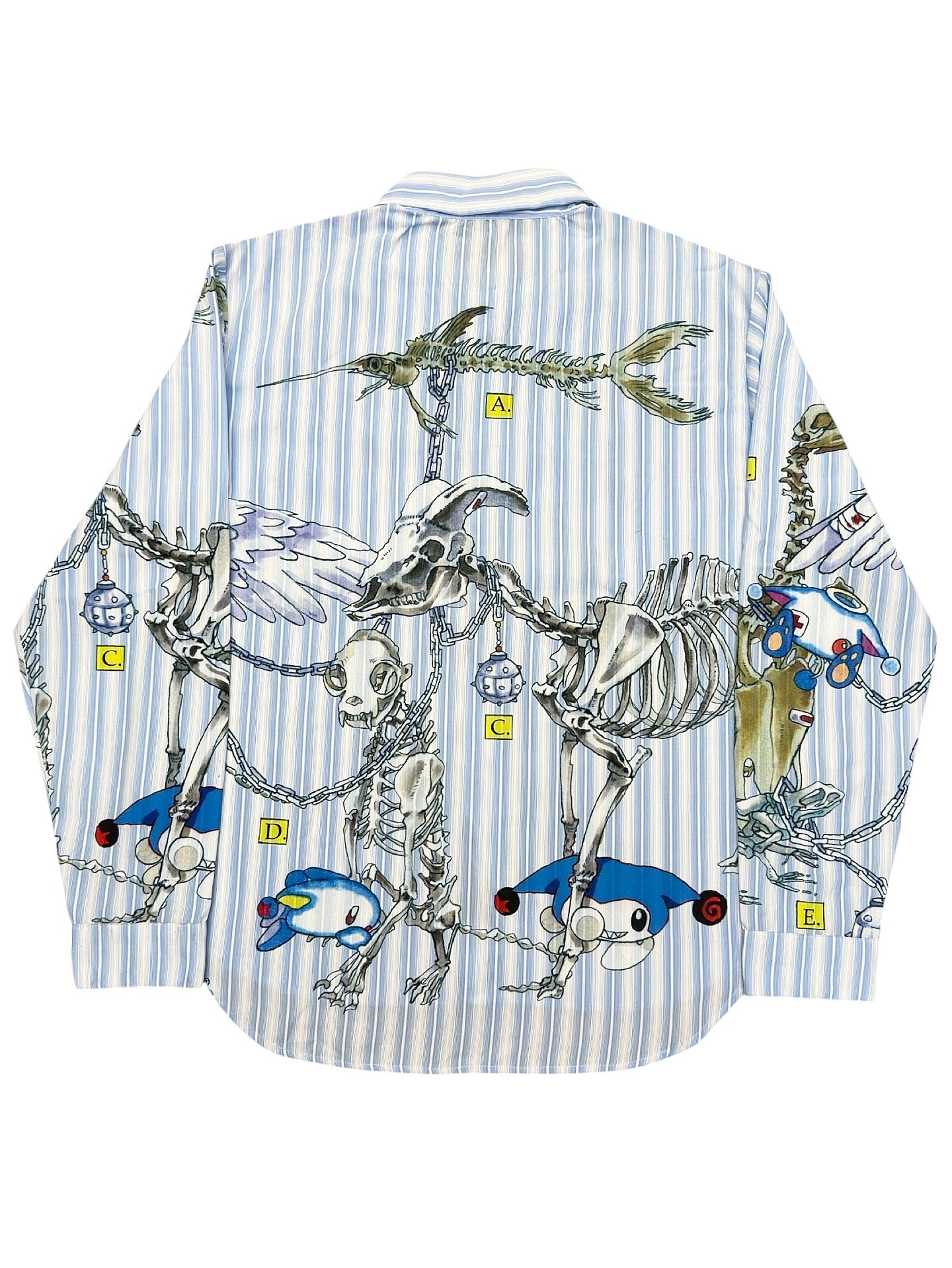 Y003125 Gradient Stripe Mura Workshirt