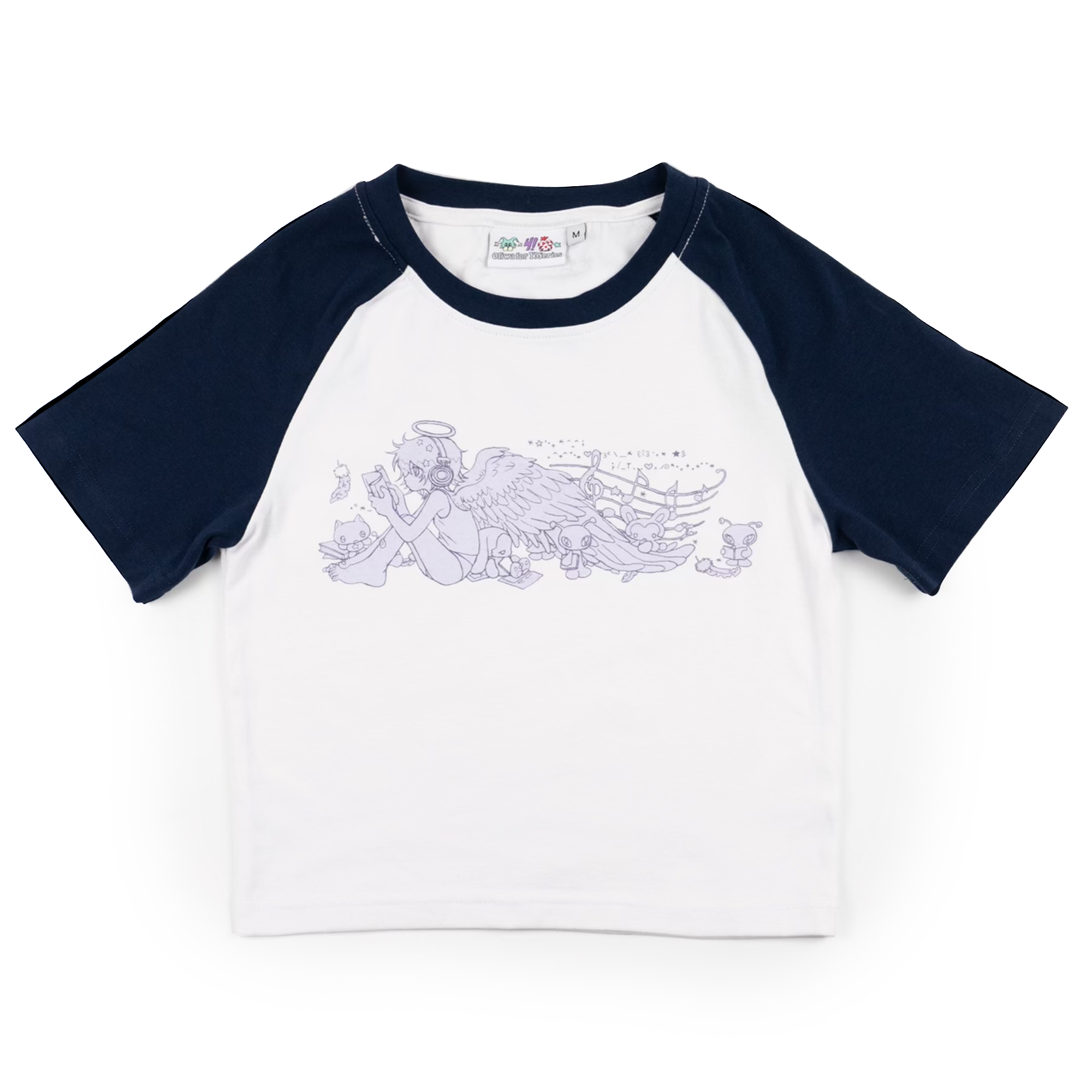Baby Raglan Tee 'Angel' – Yumin Ha