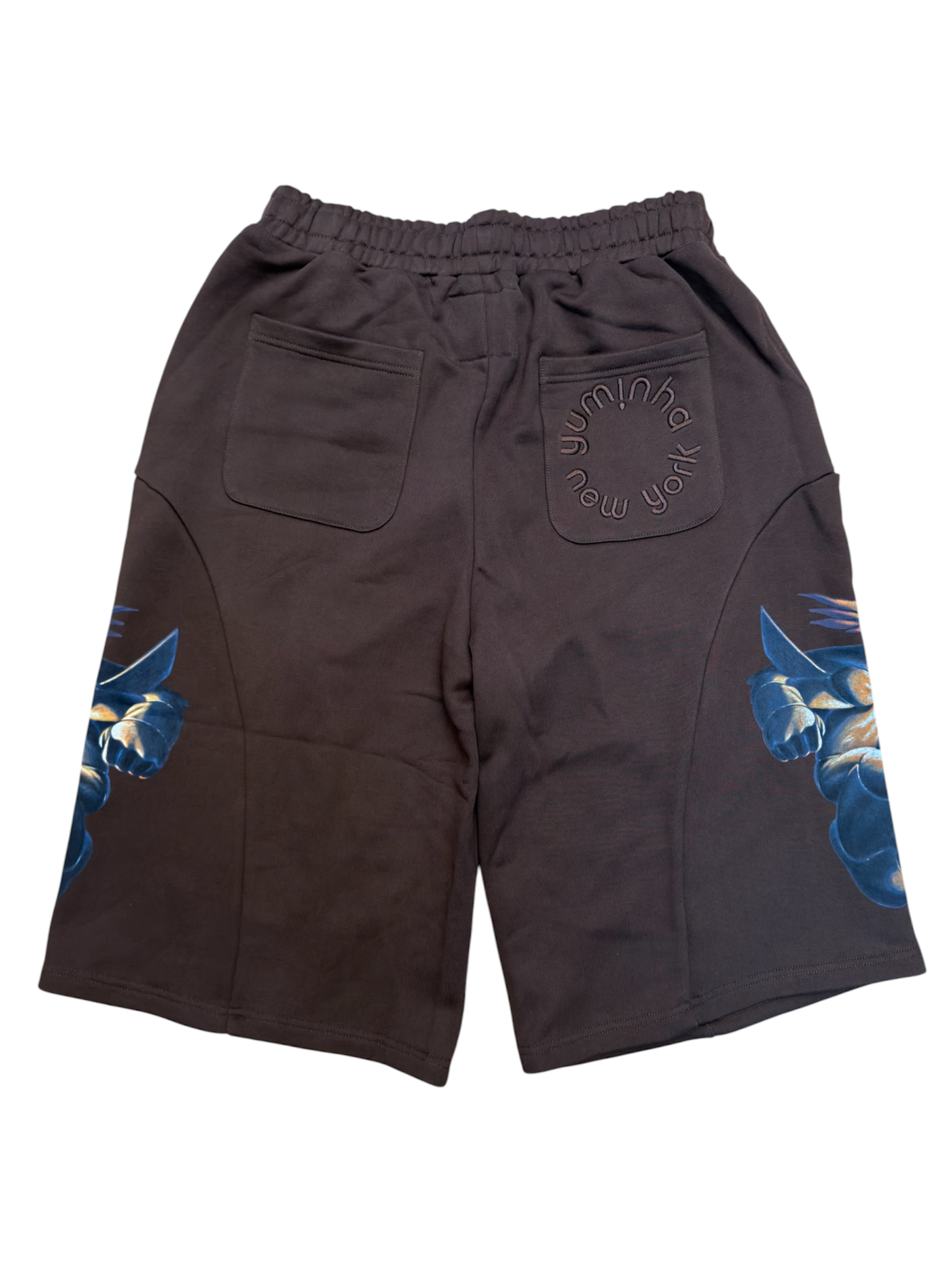 Moto Shorts (Brown)