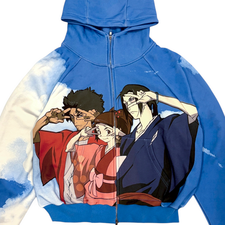 Samurai Champloo Hoodie (Sky)