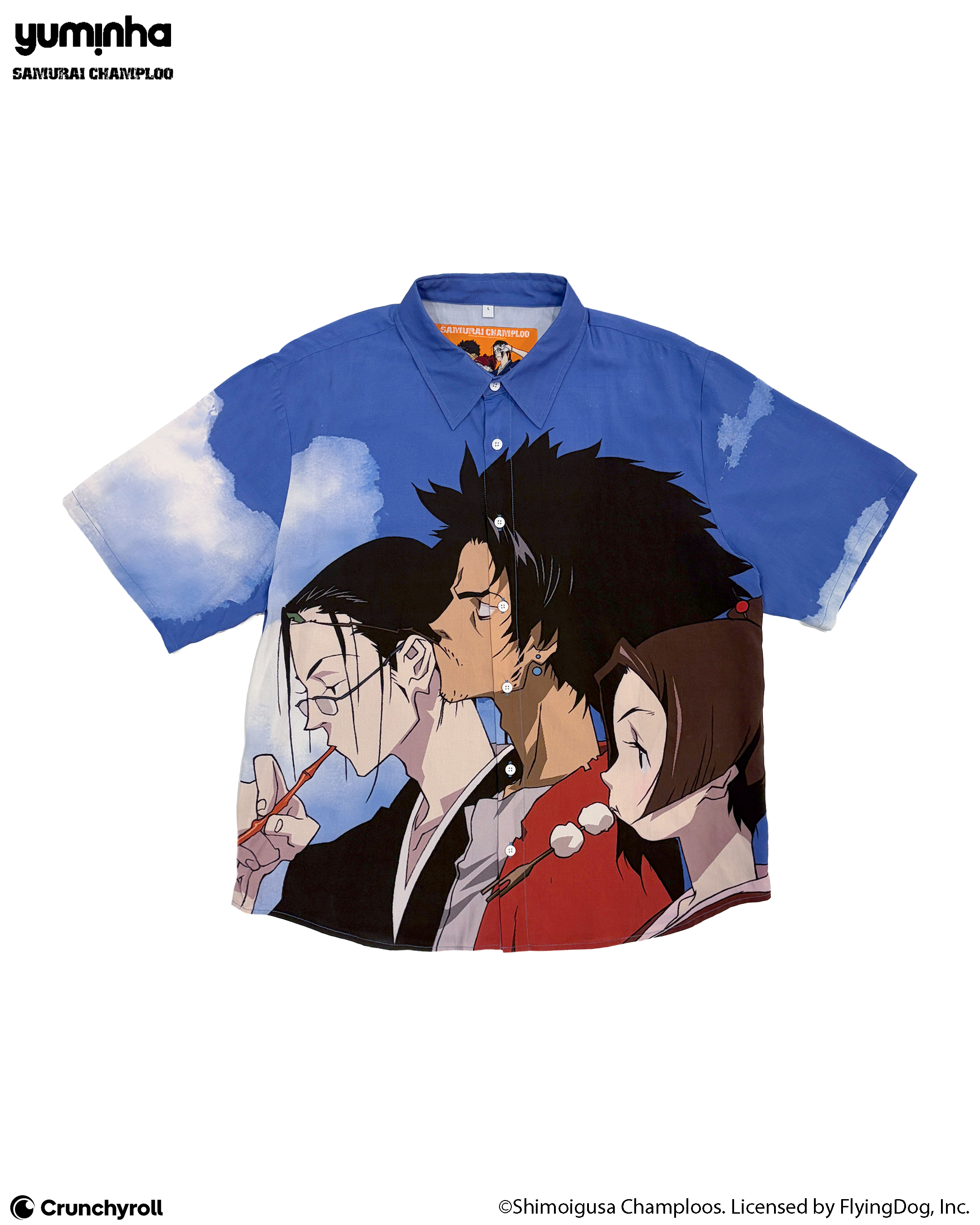 Samurai Champloo Rayon Shirt (Sky)