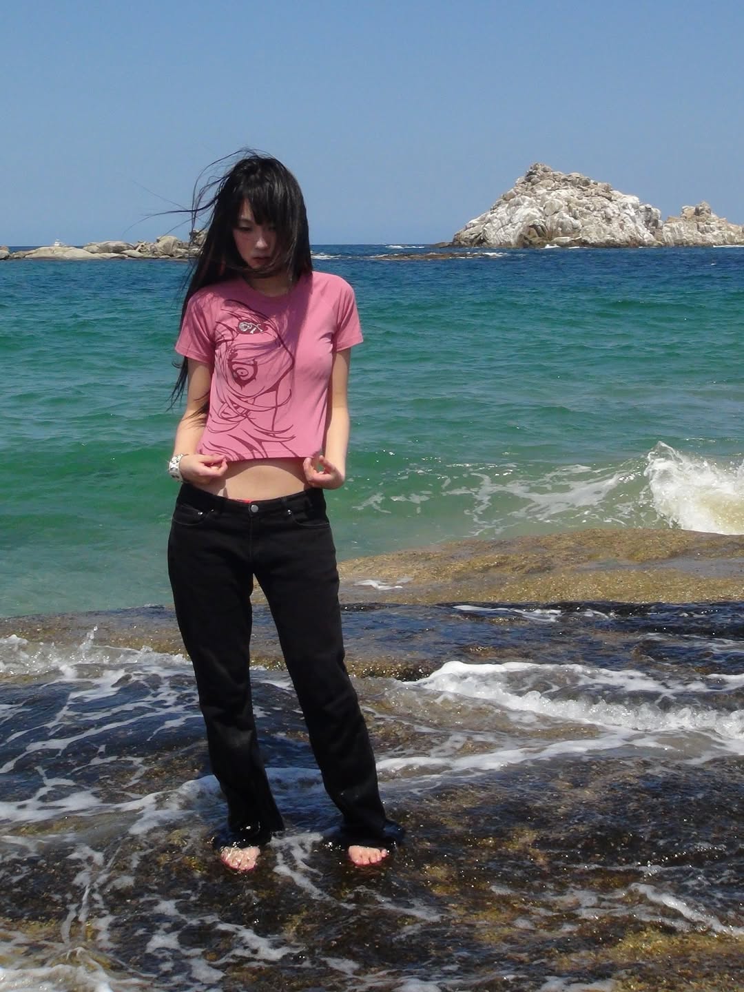 Rhinestone Baby Tee (Mono)