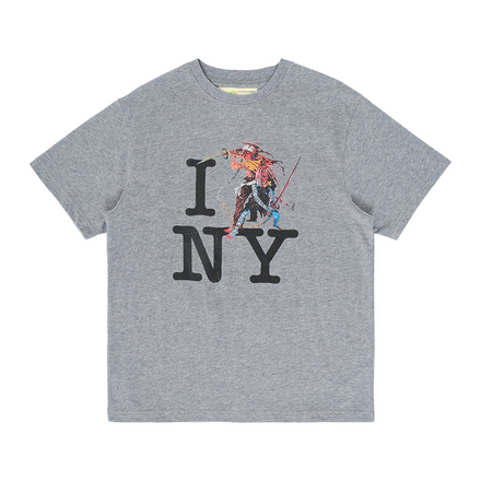 NY Warrior Tee (Heather Grey)