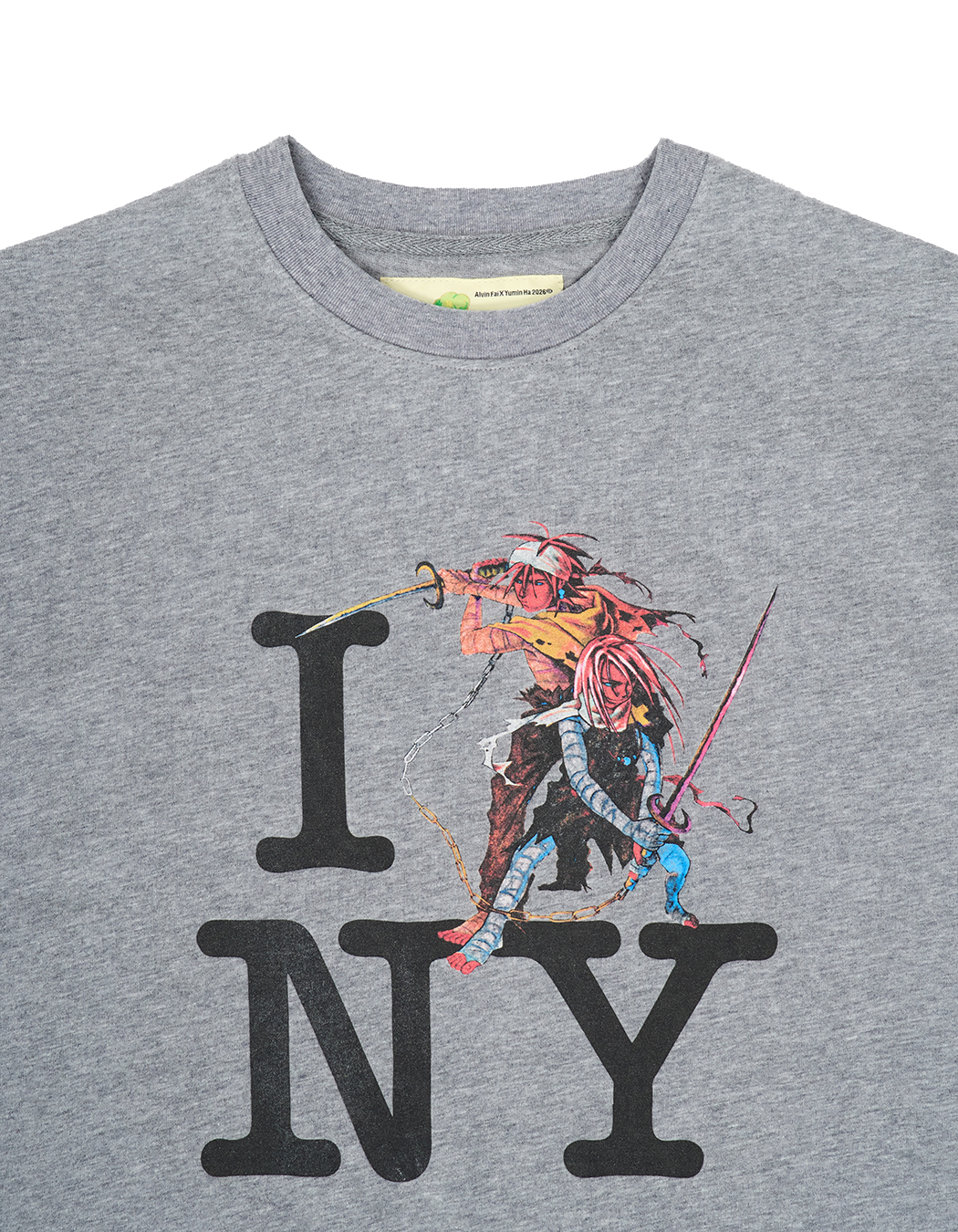 NY Warrior Tee (Heather Grey)