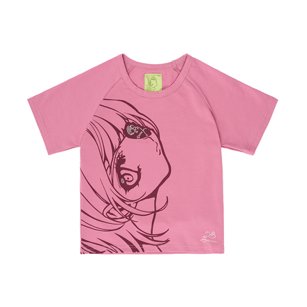 Rhinestone Baby Tee (Crimson)